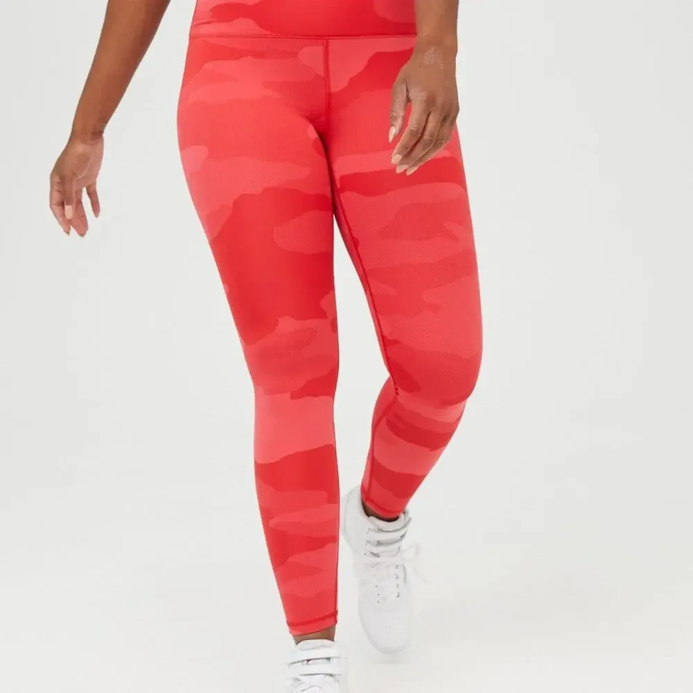 Aerie OFFLINE Red Camo High Waisted 7/8 Leggings Size Medium